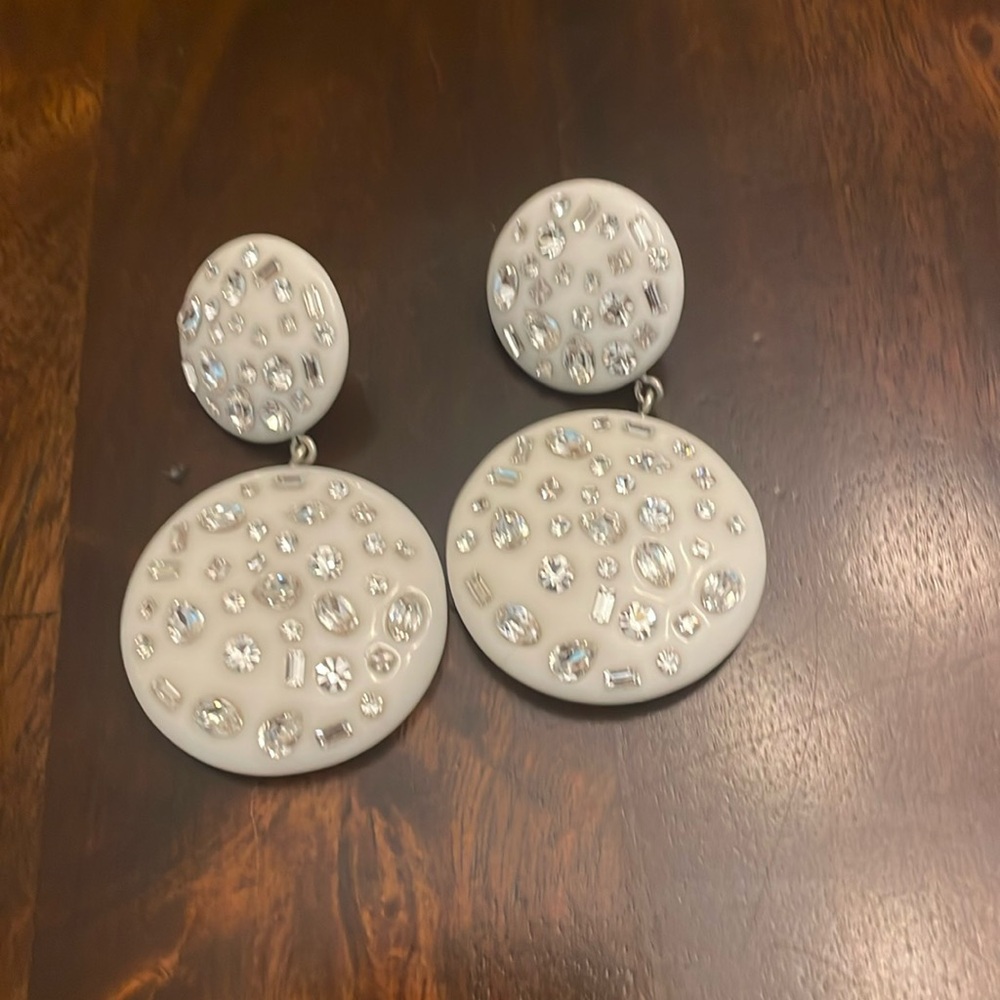 Dannijo white earrings